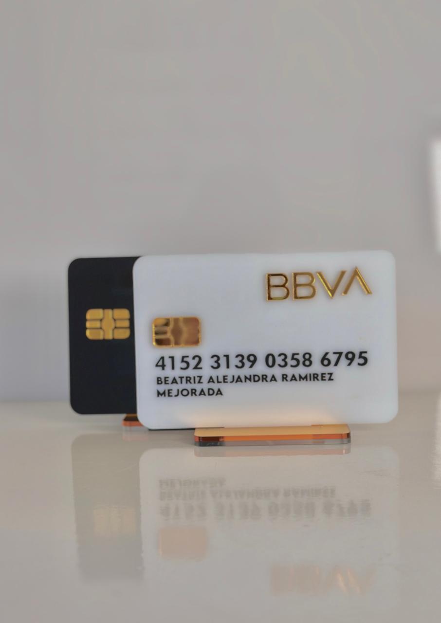 ACRILICO TARJETA BANCARIA