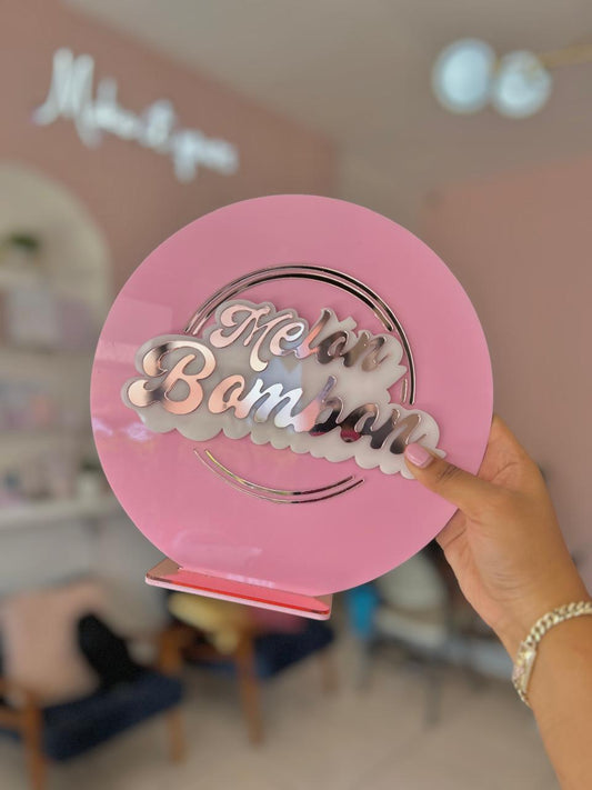 ACRILICO LOGO CIRCULAR