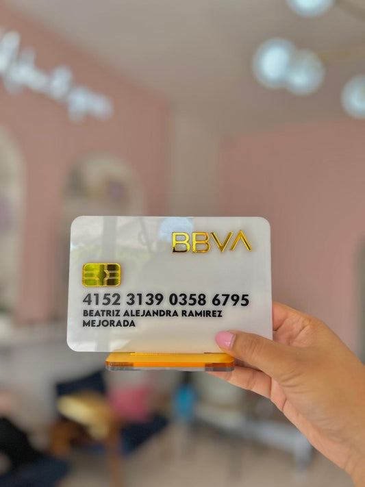ACRILICO TARJETA BANCARIA
