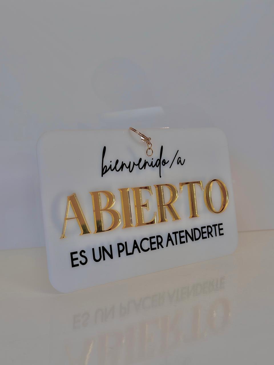 ACRILICO ABIERTO/CERRADO