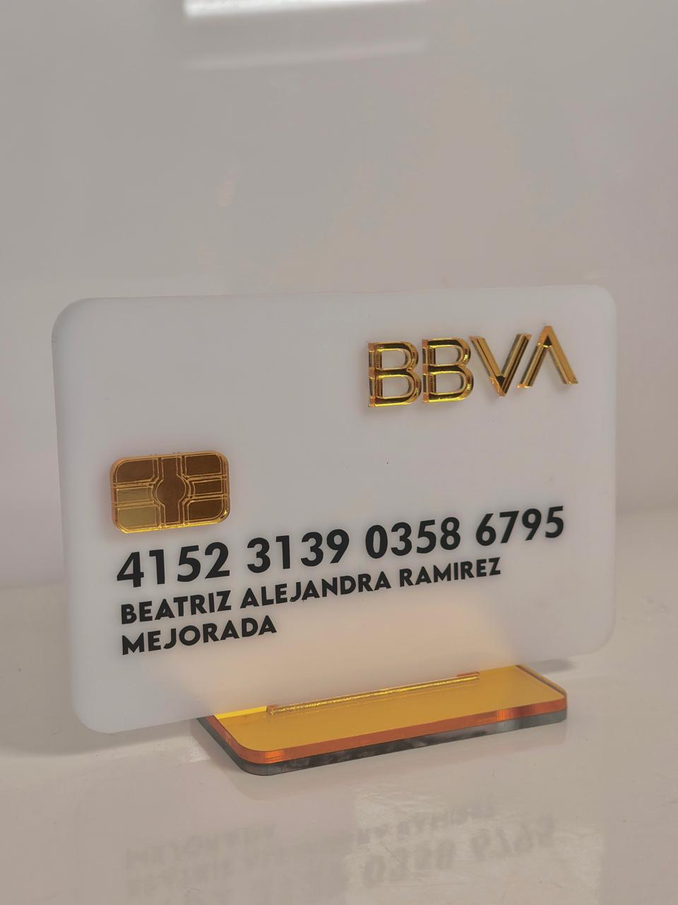 ACRILICO TARJETA BANCARIA