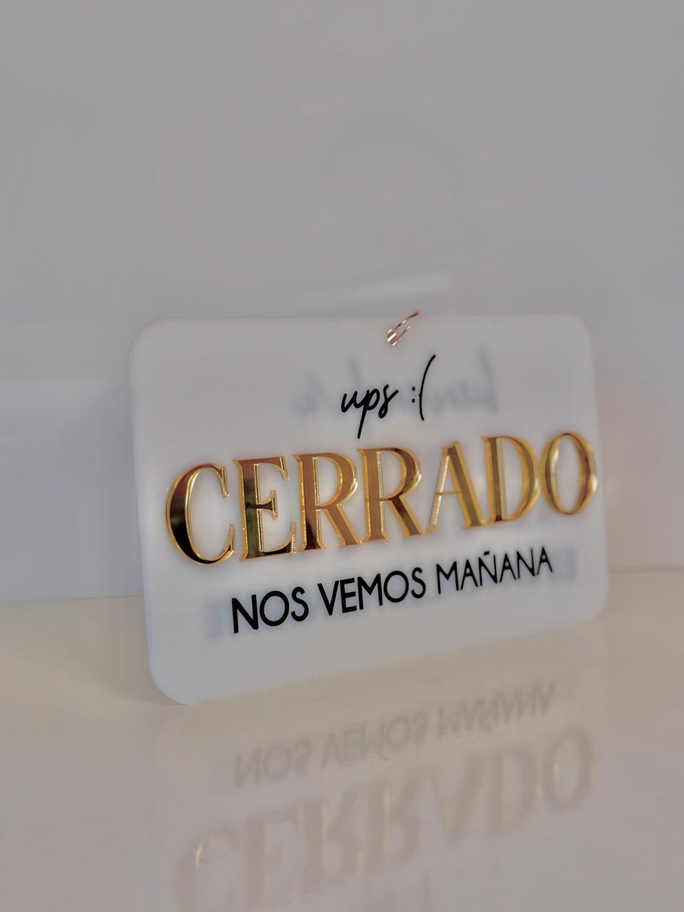 ACRILICO ABIERTO/CERRADO