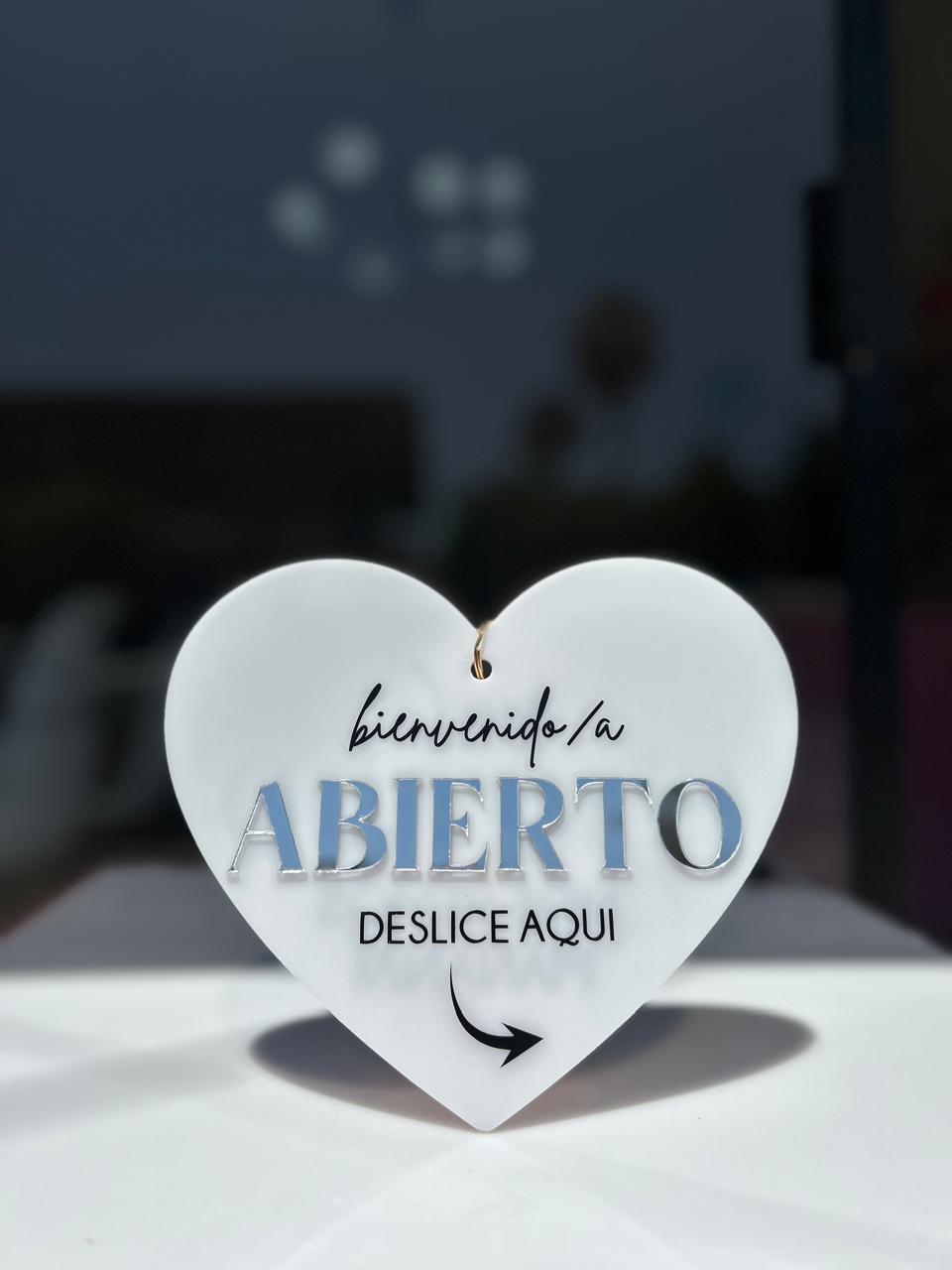 ACRILICO ABIERTO/CERRADO