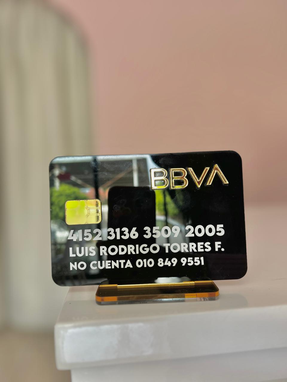 ACRILICO TARJETA BANCARIA